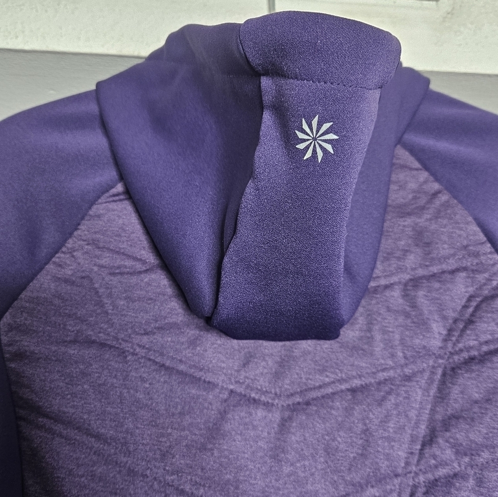 Athleta Jump And Jive Jacket Nightshade Purple Heather/Nightshade Purple Sz Xxs View 5